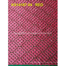 Nouveau design Cordon africaine Cordon de haute qualité Africain Guipure cordon 100 polyester en tricot